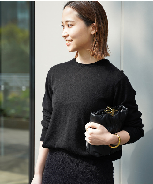 「Deuxieme Classe」 長袖ニット FREE ベージュ レディース_画像8