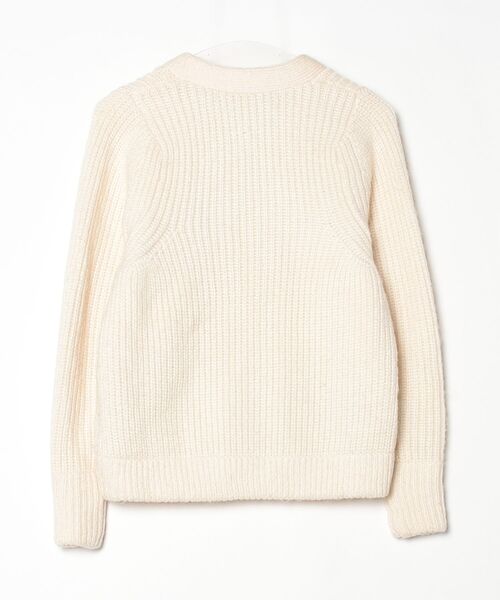 「DEMYLEE」 ニットカーディガン X-SMALL ベージュ レディース_画像2