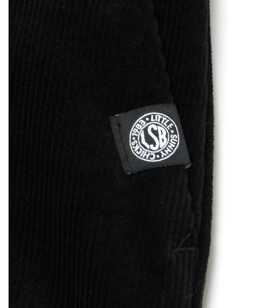 「Little sunny bite」 コーデュロイパンツ MEDIUM ブラック レディース_画像6