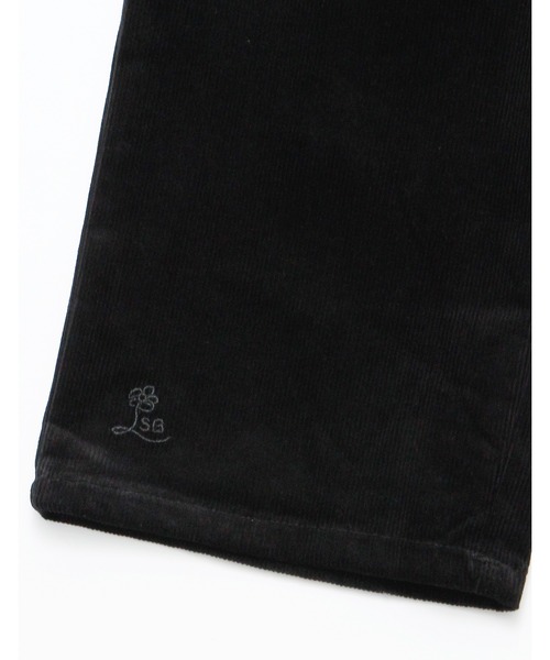 「Little sunny bite」 コーデュロイパンツ MEDIUM ブラック レディース_画像7