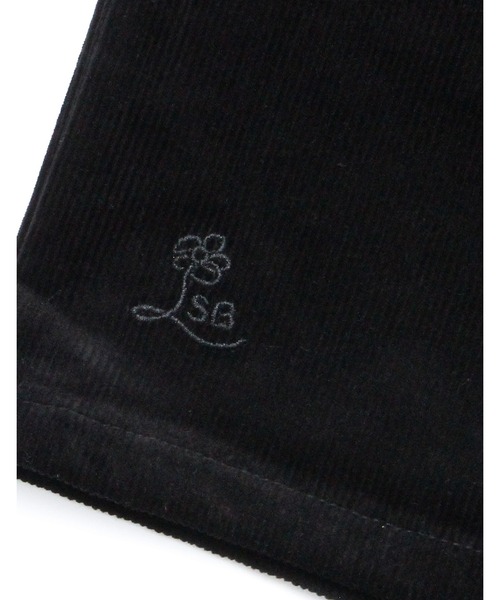 「Little sunny bite」 コーデュロイパンツ MEDIUM ブラック レディース_画像8