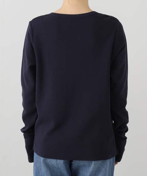 FRAMeWORK（フレームワーク） tシャツ ミニワッフルヘンリーネック