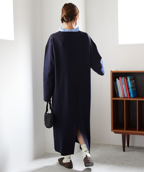 「JOURNAL STANDARD relume」 ニットワンピース FREE ブラウン レディース_画像2