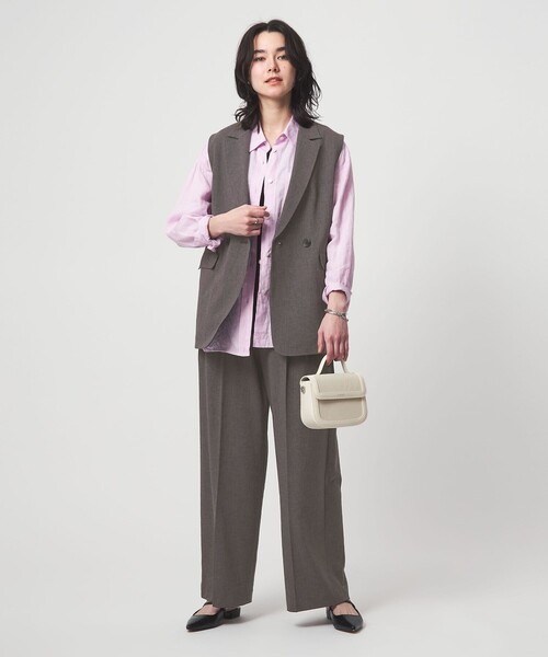 【美品】グリーンレーベル　ベストジレ green label relaxing（グリーンレーベルリラクシング） ベスト ジレ