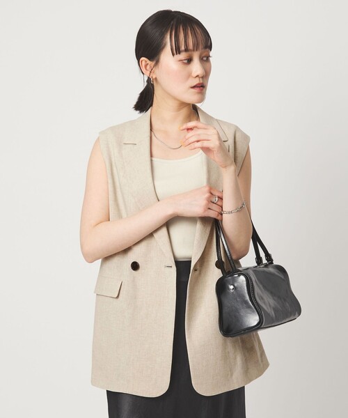 【美品】グリーンレーベル　ベストジレ green label relaxing（グリーンレーベルリラクシング） ベスト ジレ