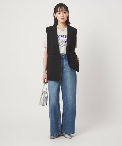 【美品】グリーンレーベル　ベストジレ green label relaxing（グリーンレーベルリラクシング） ベスト ジレ