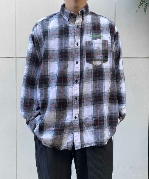 「DANKE SCHON」 長袖シャツ FREE ホワイト メンズ_画像2