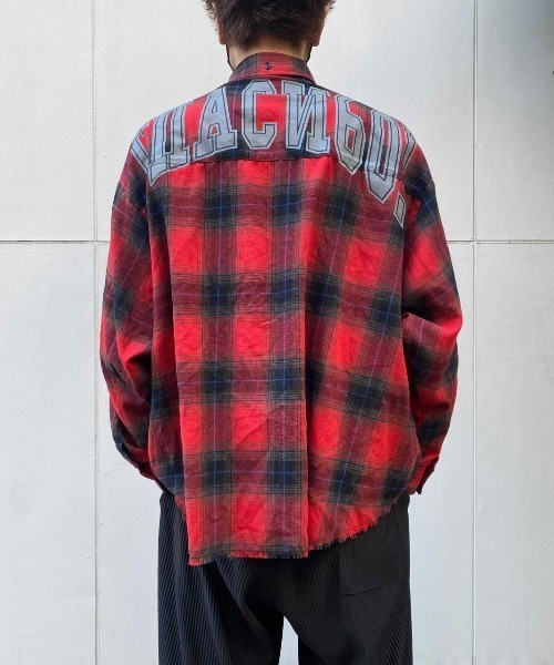 「DANKE SCHON」 長袖シャツ FREE ホワイト メンズ_画像9