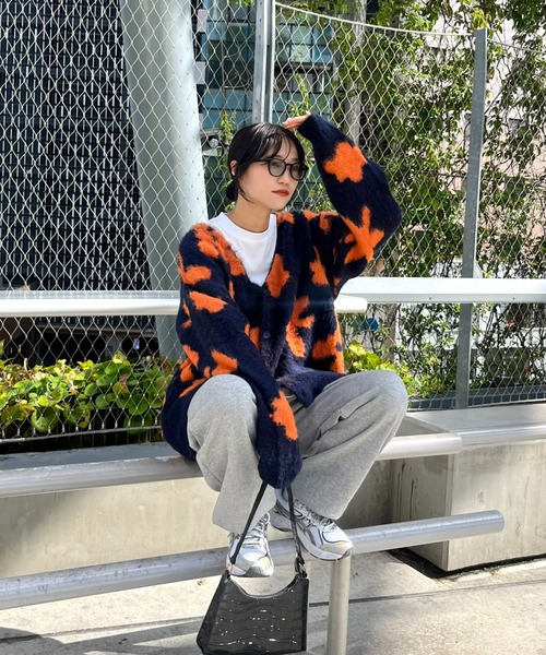 「CIAOPANIC TYPY」 ニットカーディガン LARGE ブラウン メンズ_画像2