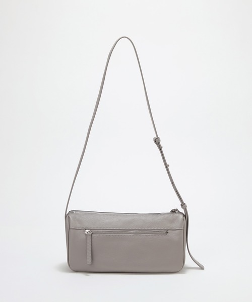 sayulita ショルダーバッグ ♡ SUPPLE サプル シボレザー スワローマチ ワイド ショルダーバッグ