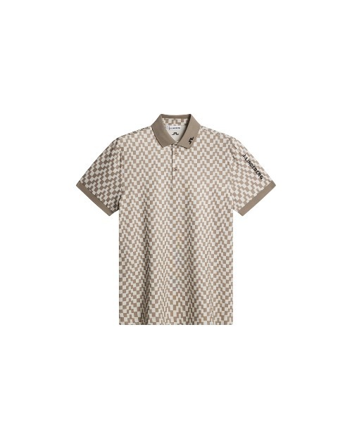 ポロシャツ 「J.LINDEBERG/GOLF」 半袖ポロシャツ プリント柄 Tour Tech Print Polo メンズ