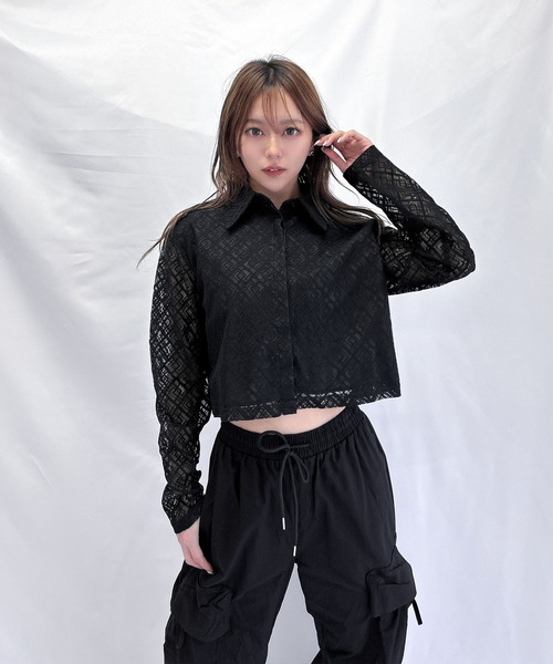 「ENVYM」 長袖ブラウス FREE ホワイト レディース_画像4