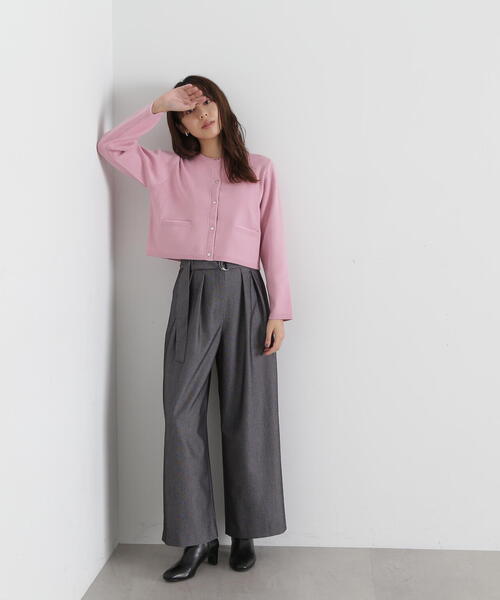 「NATURAL BEAUTY BASIC」 パンツ MEDIUM ブラウン系その他 レディース_画像5