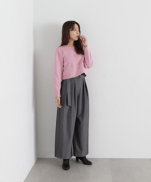 「NATURAL BEAUTY BASIC」 パンツ MEDIUM ブラウン系その他 レディース_画像6