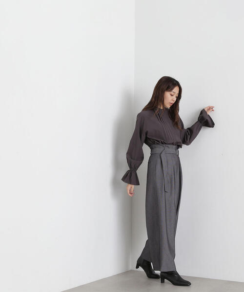 「NATURAL BEAUTY BASIC」 パンツ MEDIUM ブラウン系その他 レディース_画像7