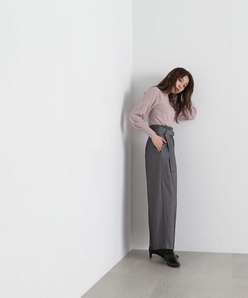 「NATURAL BEAUTY BASIC」 パンツ MEDIUM ブラウン系その他 レディース_画像9