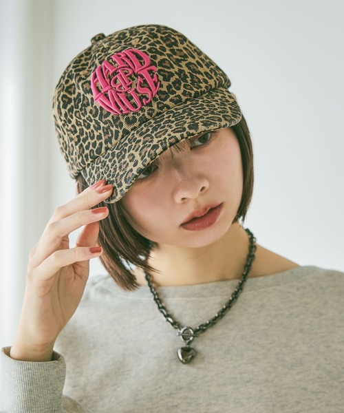 ハットページ PAGEBOY（ページボーイ） キャップ 帽子 ロゴヒョウCAP レディース