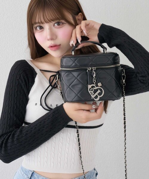 Belle Charme ショルダーバッグ バッグ 「Belle Charme」Glitter Logo