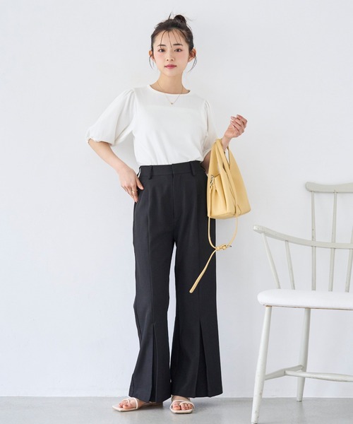 「mil」 パンツ - ブラウン レディース_画像8