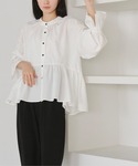 「titivate」 長袖ブラウス M ブラッ...の詳細画像2
