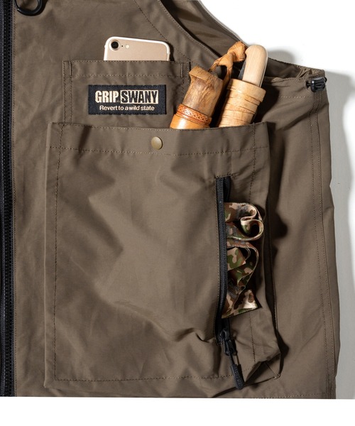 GRIP SWANY（グリップスワニー） ベスト ジレ 「GSMV-063」 GEAR BAG