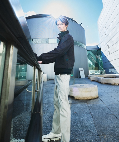 「ABAHOUSE GRAY」 ブルゾン 50 ネイビー メンズ_画像3