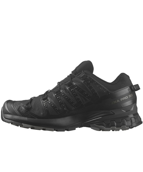 「SALOMON」 ローカットスニーカー 25.0cm ブラック×ブラック レディースの画像