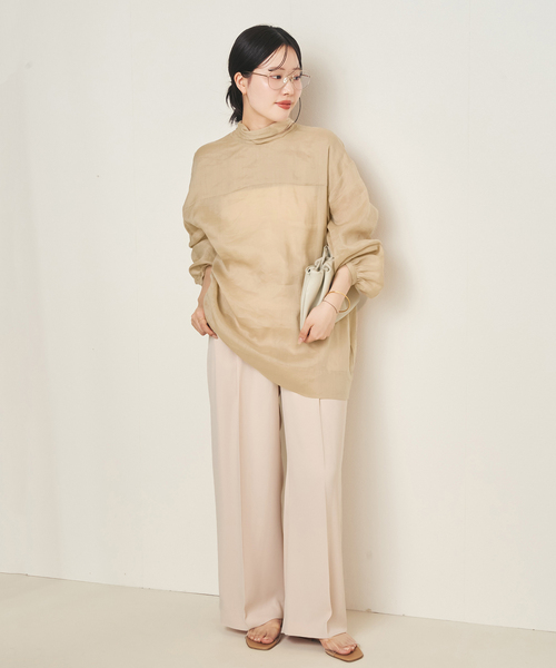 plage（プラージュ） ブラウス シャツ Tie sheer ブラウス レディース 
