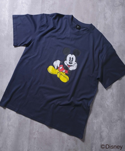 Disney（ディズニー） tシャツ MICKEY MOUSE ミッキーマウス オーバー