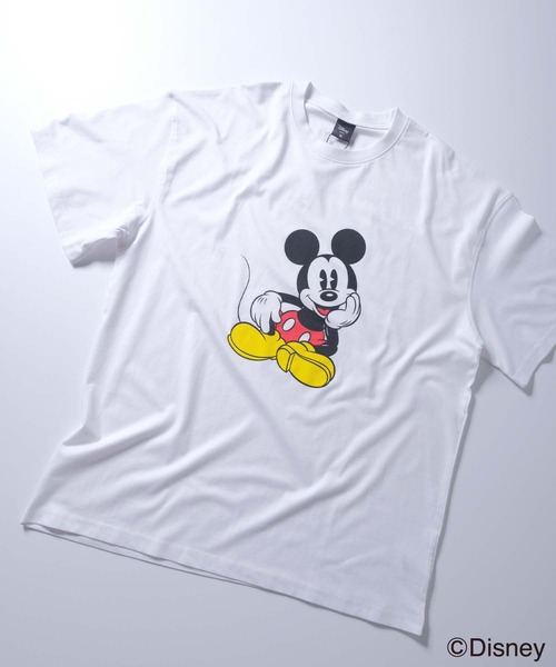 Disney（ディズニー） tシャツ MICKEY MOUSE ミッキーマウス オーバー
