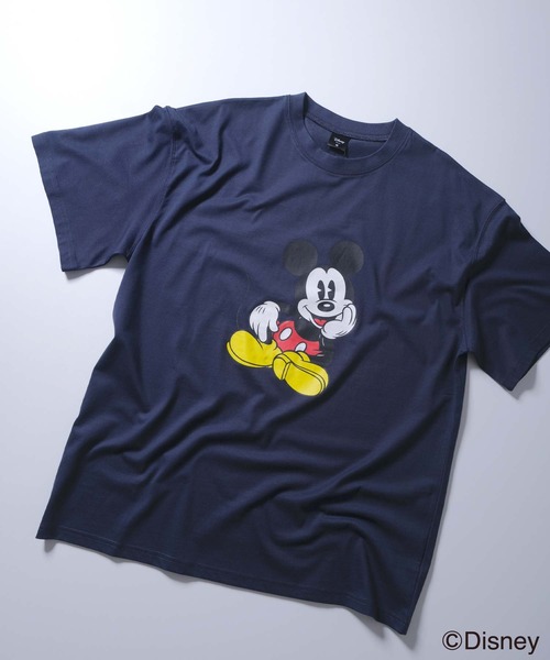Disney（ディズニー） tシャツ MICKEY MOUSE ミッキーマウス オーバー