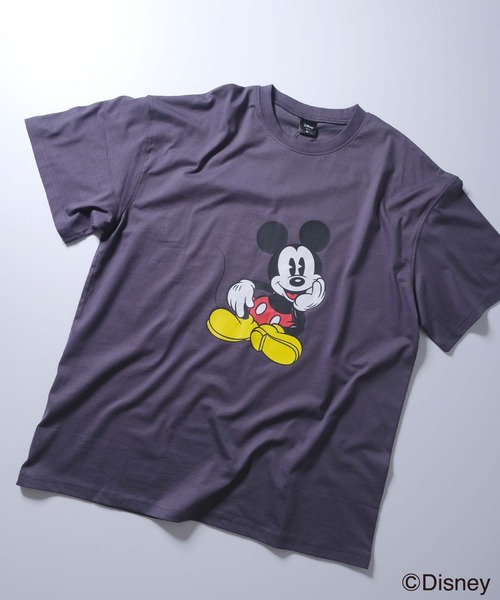 Disney（ディズニー） tシャツ MICKEY MOUSE ミッキーマウス オーバー