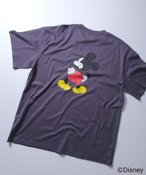 Disney（ディズニー） tシャツ MICKEY MOUSE ミッキーマウス オーバー