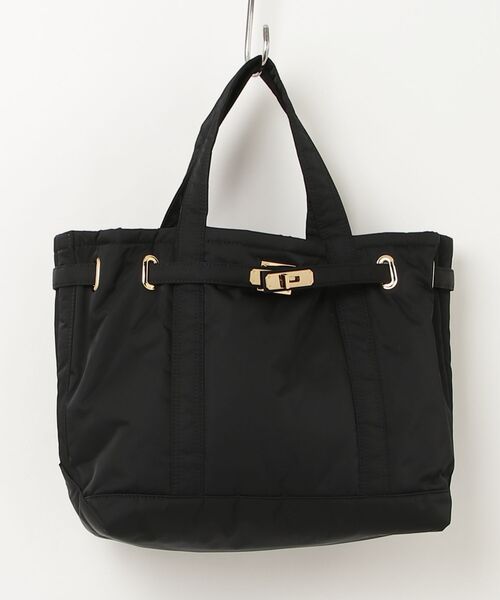 シータパランティカ BONDED POLYESTER トートバッグ ブラック sita parantica（シータパランティカ） トートバッグ SITA PARANTICA