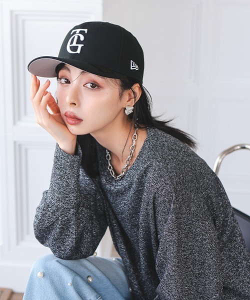NEW ERA（ニューエラ） キャップ 7 1/8 ブラック系その他 メンズ