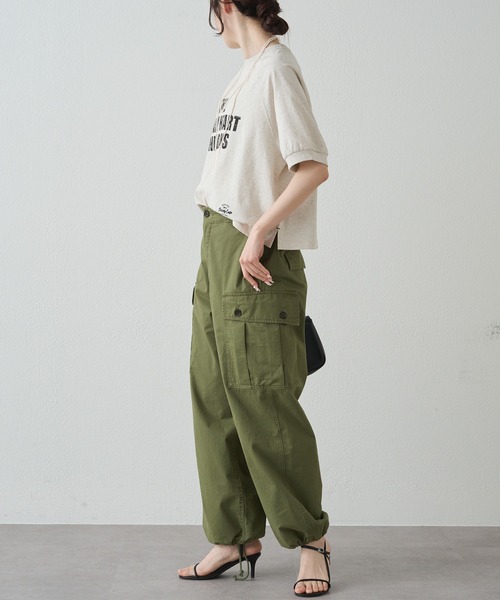 tシャツ 汗シミ防止加工ロゴプリントTシャツ レディースの画像