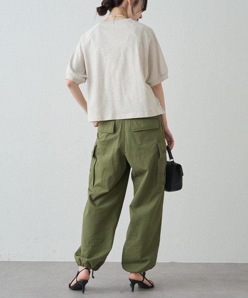 tシャツ 汗シミ防止加工ロゴプリントTシャツ レディースの画像