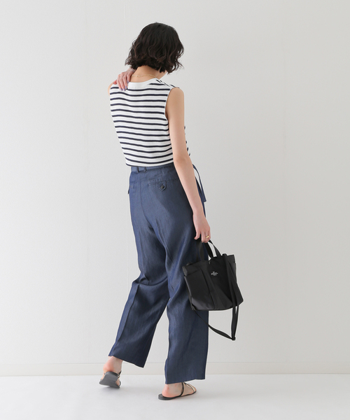 「JOURNAL STANDARD relume」 パンツ 36 ネイビー レディースの画像