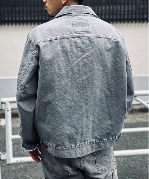 Levi's（リーバイス） デニムジャケット S グレー メンズ : ZOZOTOWN