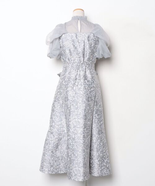 「dazzlin」 半袖ワンピース MEDIUM グレー レディース_画像2
