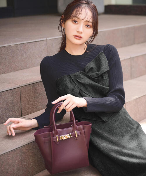 「PROPORTION BODY DRESSING」 ドッキングワンピース MEDIUM ブラック レディースの画像
