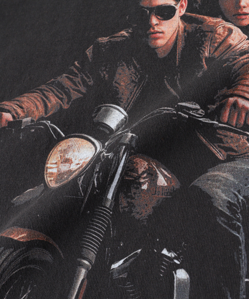 DAIRIKU（ダイリク） tシャツ ”Avec Bikers” H-S Tag Tee メンズ