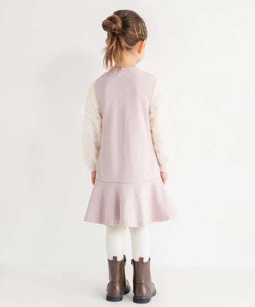 「branshes」 「KIDS」長袖ワンピース 150 ブラック キッズ_画像7