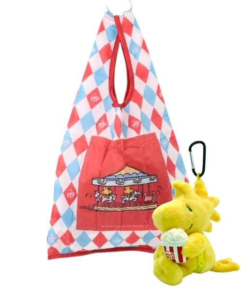 PEANUTS エコバッグ PEANUTS/ピーナッツ 遊園地ウッドストック