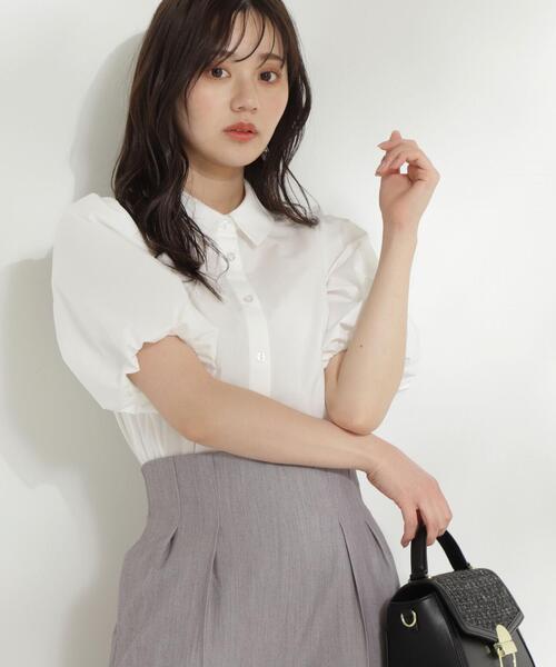「PROPORTION BODY DRESSING」 半袖シャツ FREE グレー レディース_画像5