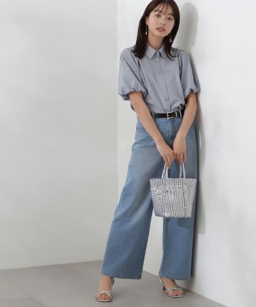 「PROPORTION BODY DRESSING」 半袖シャツ FREE グレー レディース_画像7