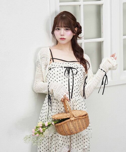 ワンピース 「Belle Charme」Chiffon Tiered Onepieceの画像