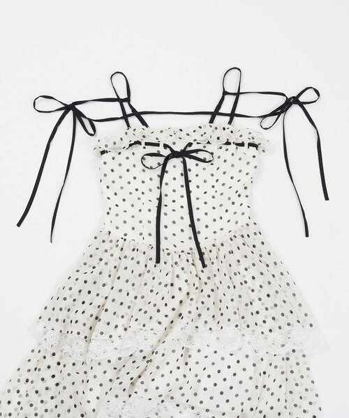 ワンピース 「Belle Charme」Chiffon Tiered Onepieceの画像
