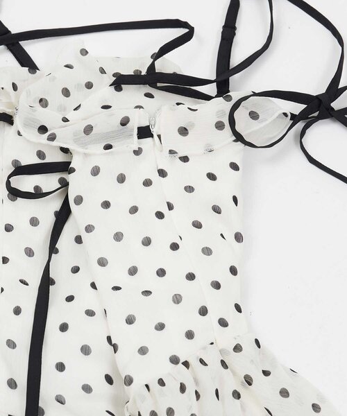 ワンピース 「Belle Charme」Chiffon Tiered Onepieceの画像