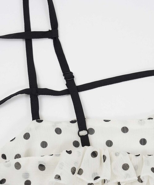 ワンピース 「Belle Charme」Chiffon Tiered Onepieceの画像